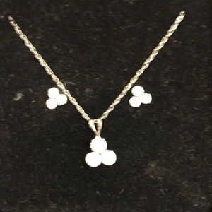 NIB. Faux Diamond Trio Set